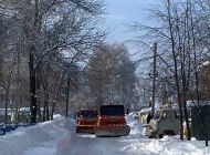 В ночь на 28 января в Ульяновске расширяли дороги пригородной зоны