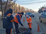 В Ульяновске начат ремонт дорог холодным асфальтом