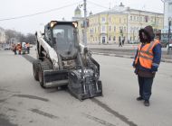 Ульяновские дорожники ремонтируют маршрут областной эстафеты