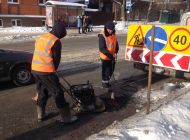 В Ульяновске ведётся ремонт дорог и вывоз снега