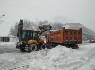 Днём 5 февраля в Ульяновске вывозят снег с девяти улиц