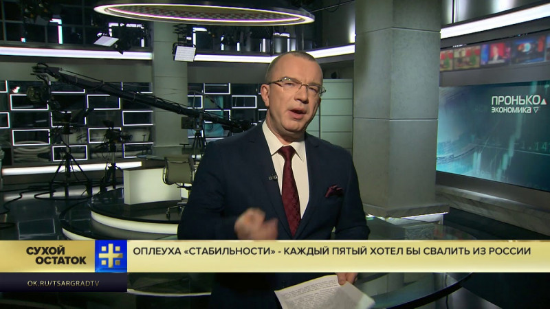 Юрий Пронько: Звонкая оплеуха «стабильности» - каждый пятый хотел бы свалить из России